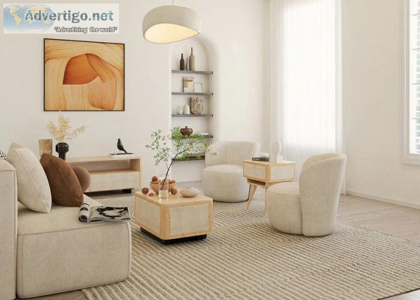 Rattan Sideboard  Modern Handcrafted Rattan Wood Collection