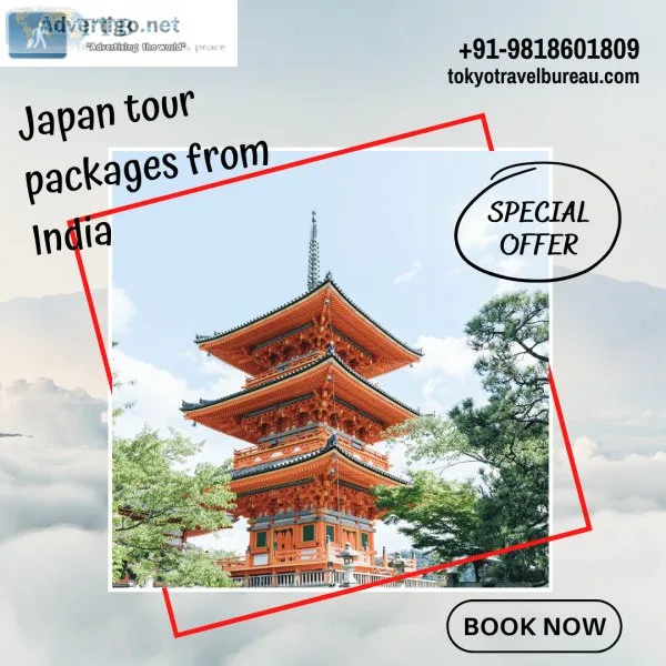 Best Japan tour packages from India