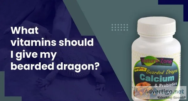 Why do vitamins for bearded dragon are required