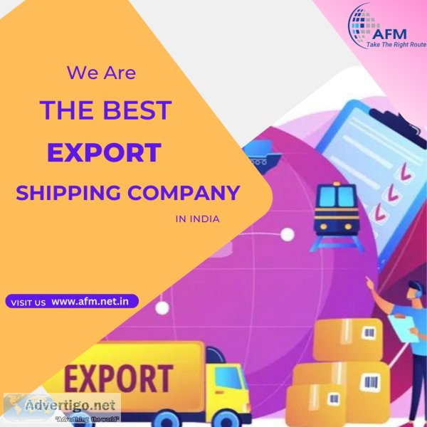 Export shipping companies in india