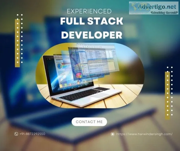 Experienced full stack developer