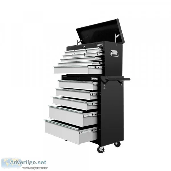 Giantz 14 Drawers Toolbox Chest Cabinet Mechanic Trolley Garage 