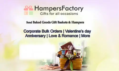 Online baked goods gift basket delivery in india
