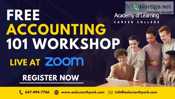 Free Accounting 101 Workshop-Best accounting Diploma in Toronto