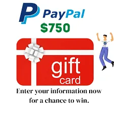 Grab a 750 Free PayPal Gift Card