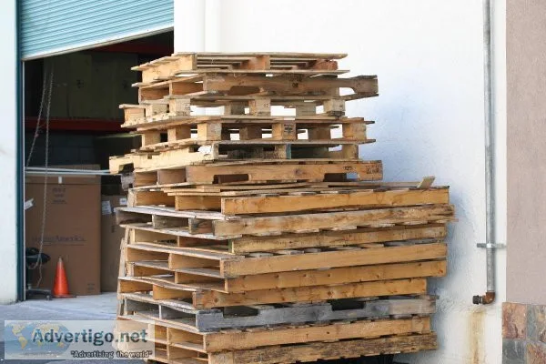 We want your unwanted pallets