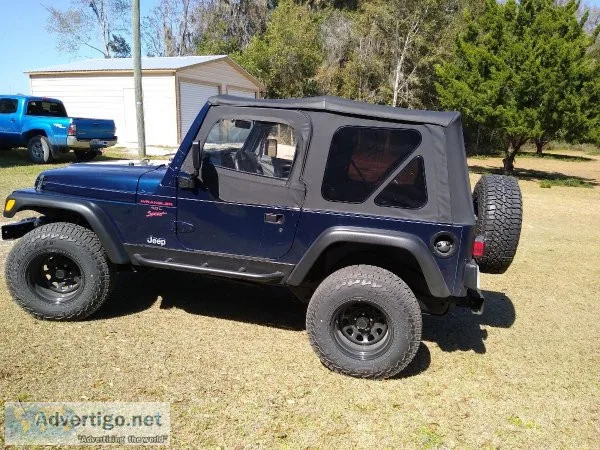 2000 Jeep TJ 4.0 with AC and low miles