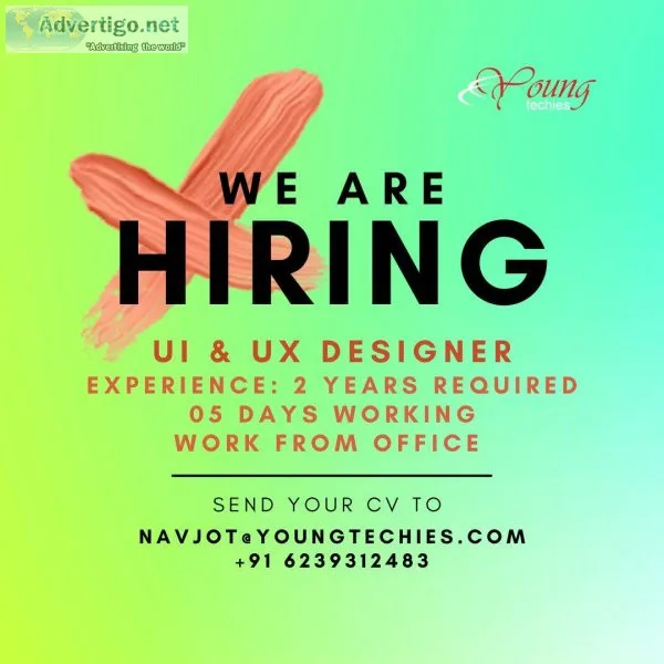 Hiring For UXUI Developer