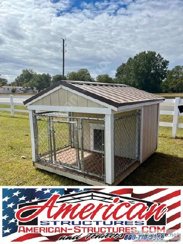 REPO 6X8 SINGLE A-FRAME DOG KENNEL - ORDER TODAY