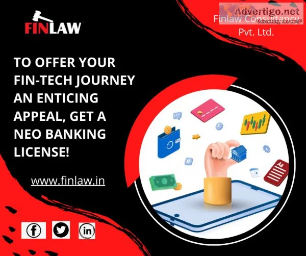 To offer your fin-tech journey an enticing appeal, get a neo ban
