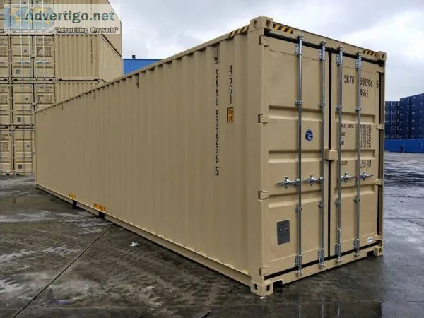 40 high cube shipping container - single use (new)
