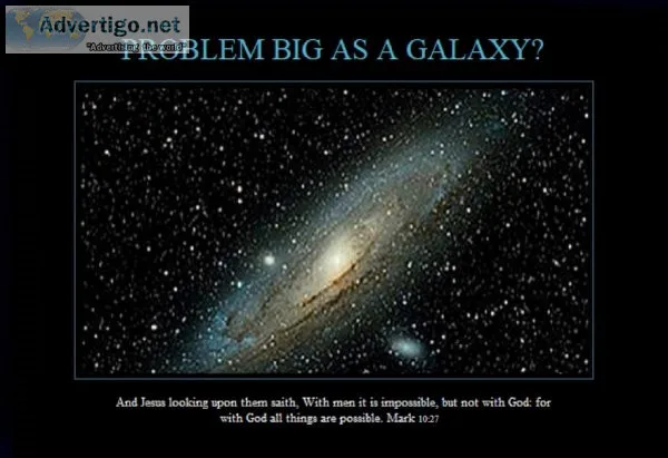 Problem Big as a Galaxy Encouraging Poster to Believe and Not Do
