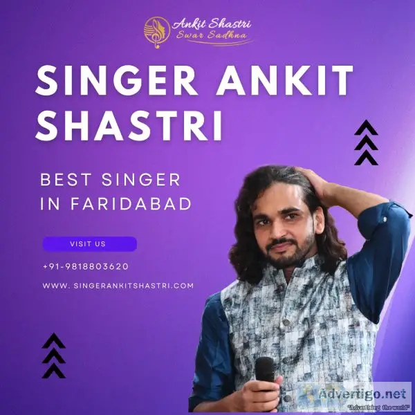 Singer Ankit shastri