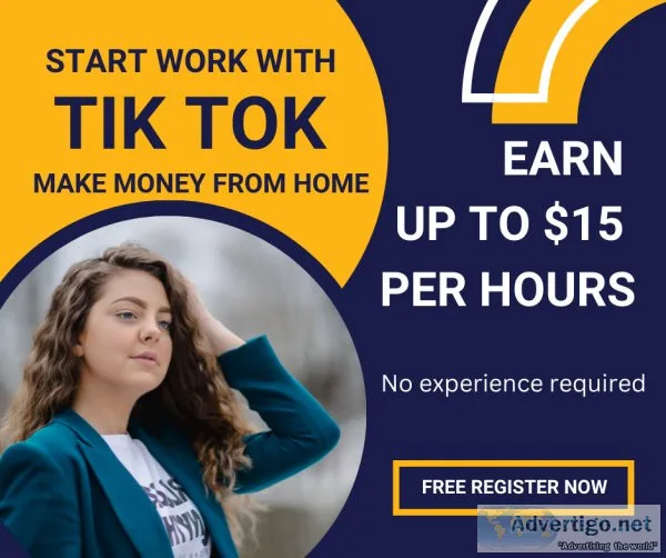 Tik Tok Job From Home