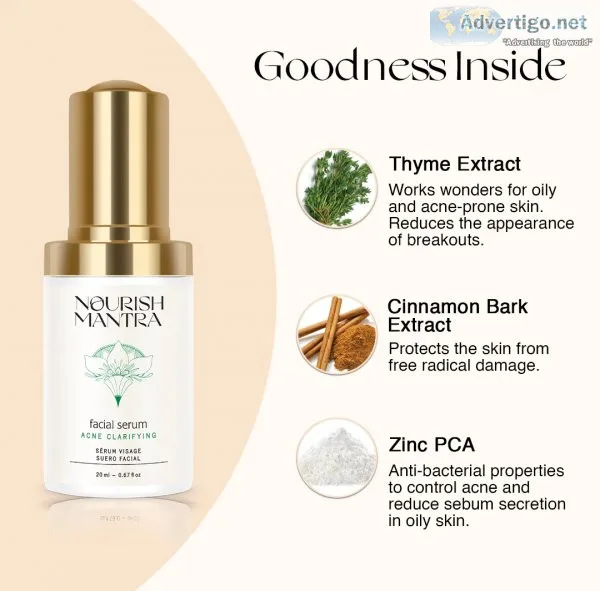 Acne clarifying serum