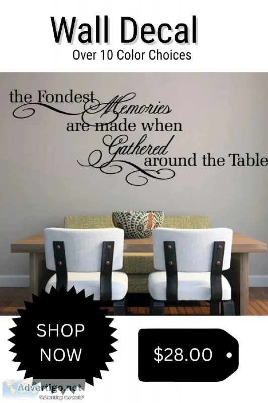 Kitchen Dining Room Wall Decal