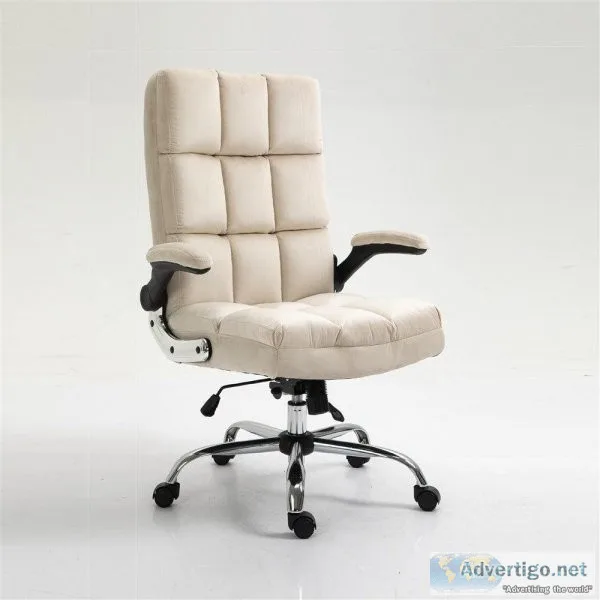 Velvet Home Ergonomic Swivel Adjustable Tilt Angle and Flip-up A