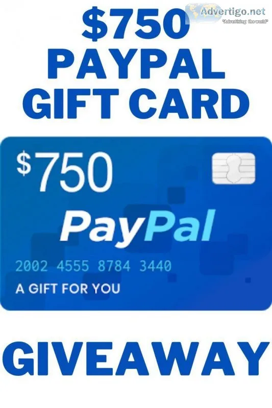 750 paypal gift card mobile