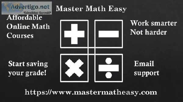 YOU CAN START IMPROVING YOUR MATH GRADE FOR LESS THAN A 1 A DAY