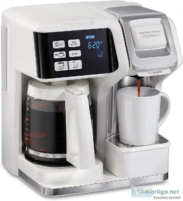 Hamilton Beach FlexBrew Trio 2-Way Coffee Maker Compatible with 