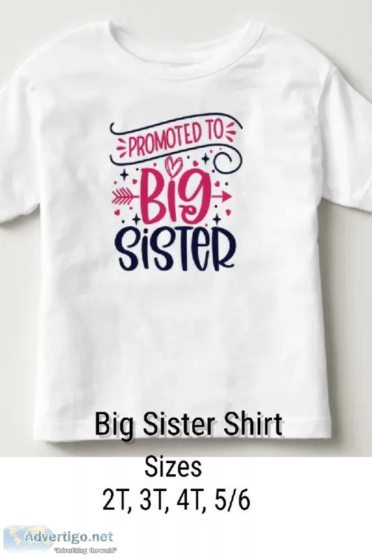 Promoted to Big Sister Toddler T-Shirt
