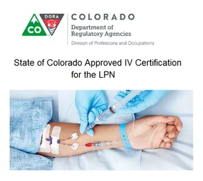 LPN IV Therapy Certification November 17 2021 (3 days) at Saving