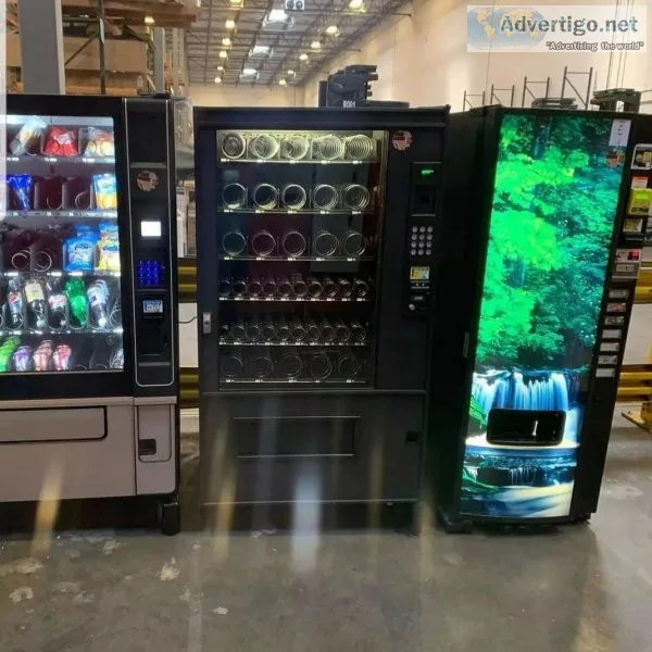 We have vending machines for sale