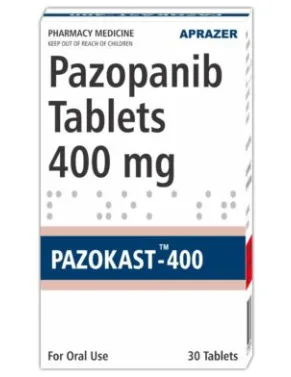 Get the best pazopanib 400 mg (pazokast) online