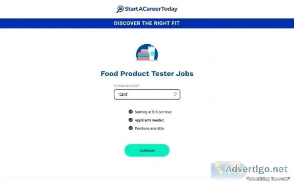 Food Tester Job