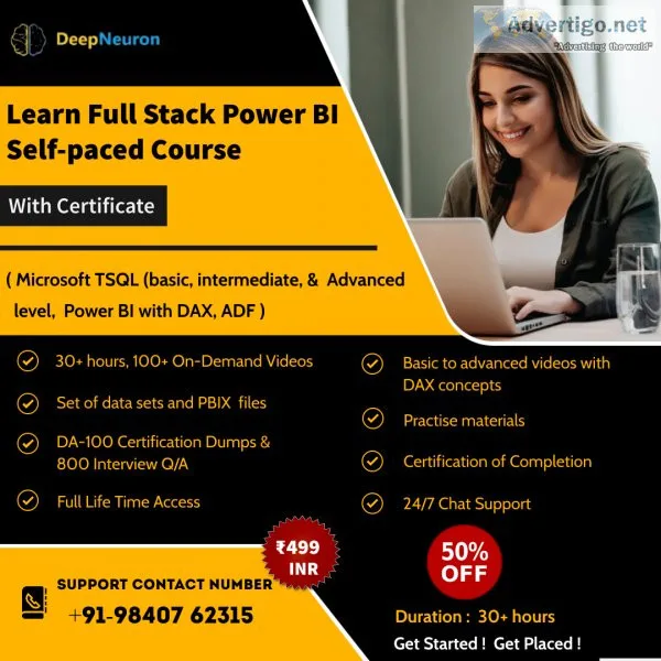 Full stack power bi self-paced course