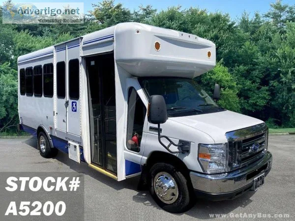 2016 Ford E450 Non-CDL Wheelchair Shuttle Bus (A5200)