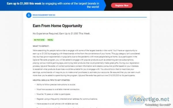 Work from Home