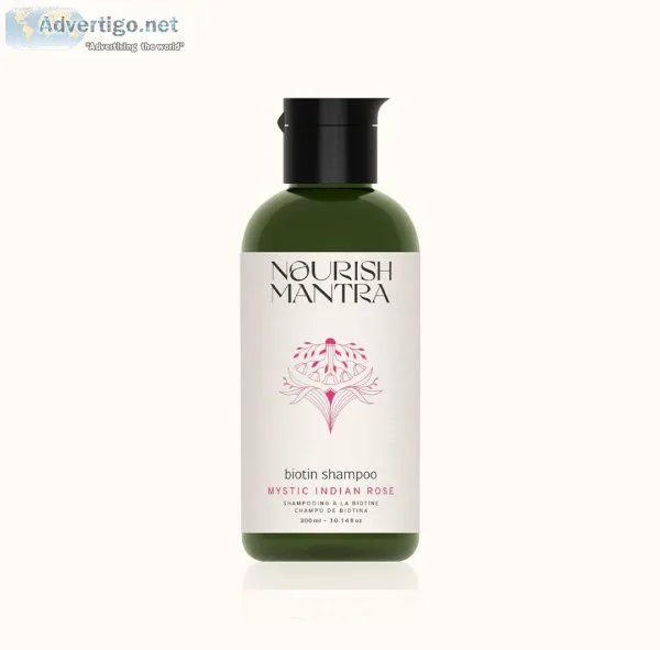 Mystic india rose biotin shampoo