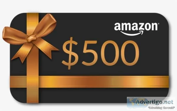 Enter for a 500 Amazon Gift Card to win