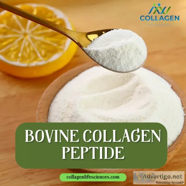 100% pure, raw, bovine collagen peptides