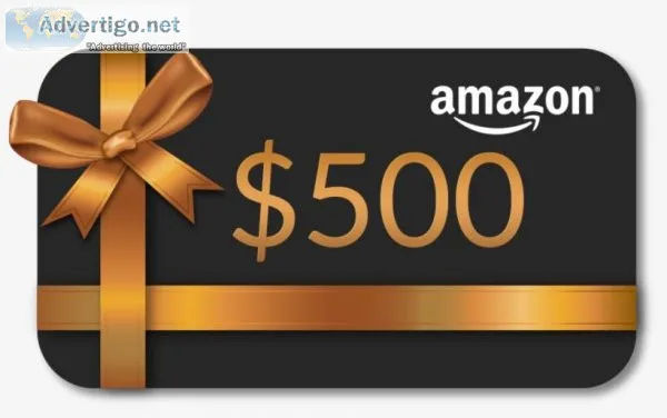 Enter for a 500 Amazon Gift Card to win