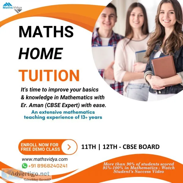 Looking for best online maths private tutor for 9th, 10th, 11th,