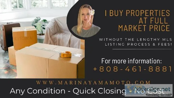 I buy housesappartments full market value