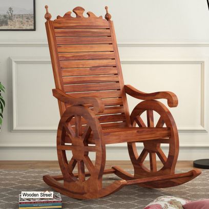 Best quality of wooden rocking chair online at wooden street