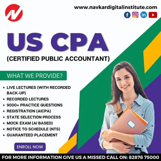 Get the best online us cpa course coaching in india by navkar di
