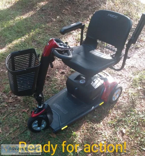 GoGo Pride Scooter and ramps