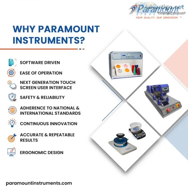 Why choose lab testing equipment from paramount instruments?