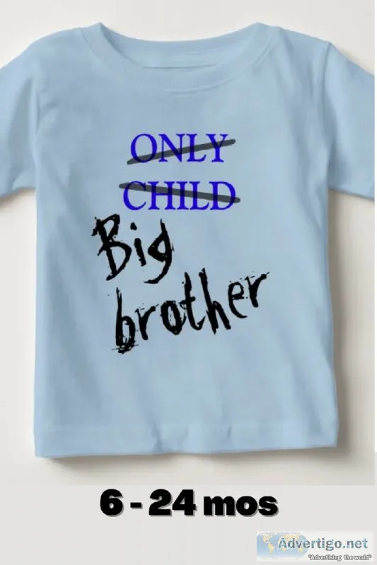 Only Child Promoted to Big Brother T-Shirt