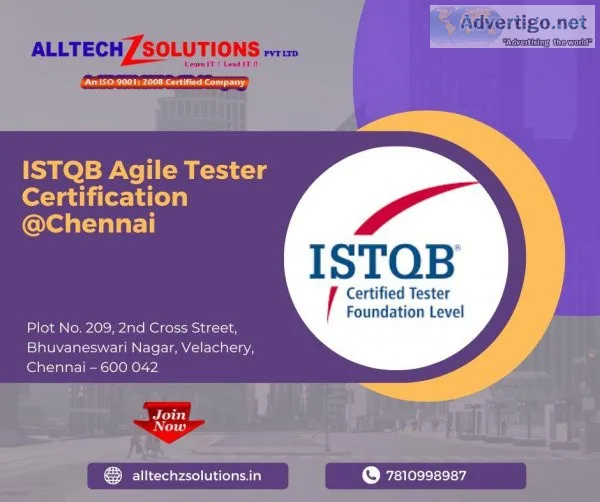ISTQB Agile Tester Certification in Chennai