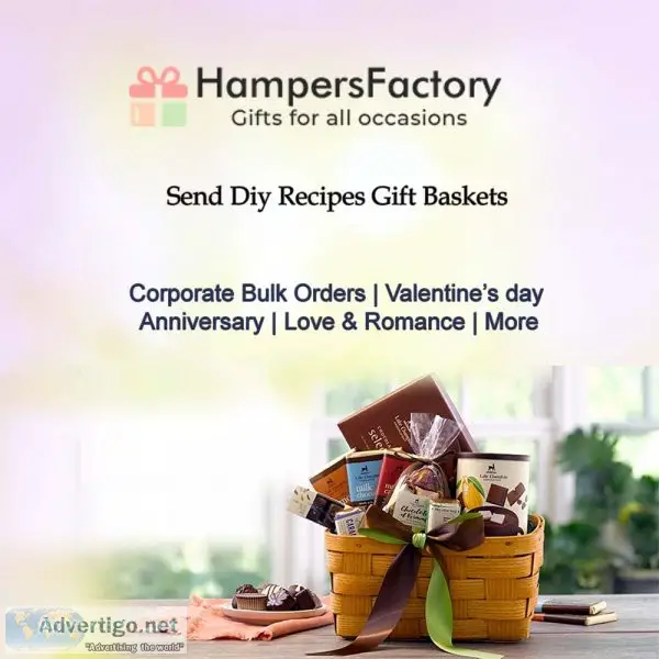 Online diy recipes gifts baskets delivery in india