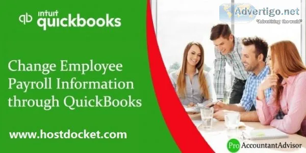 Change employee payroll information through quickbooks
