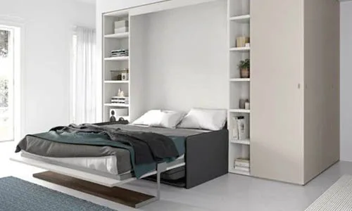 Modular wardrobe design for bedroom