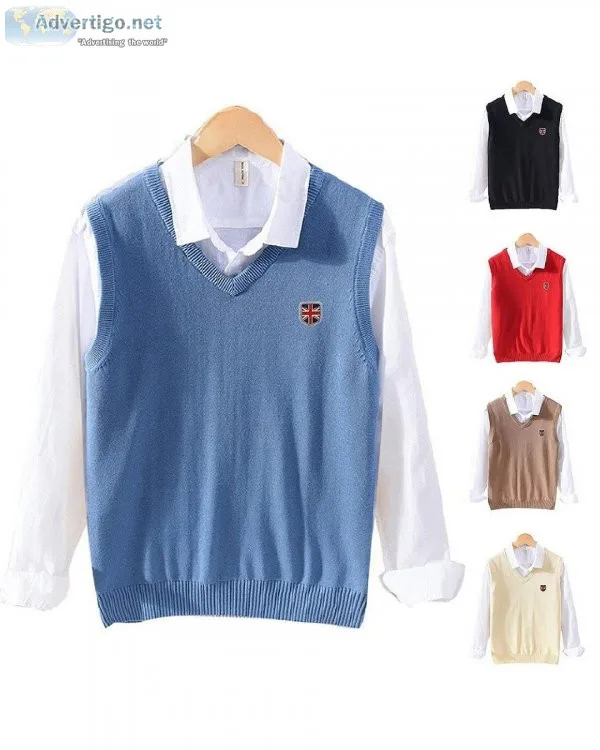 New Fashion Brand Sweater Mens Pullover V Neck Slim Fit Jumpers
