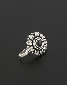 Appealing silver nose ring design online at best price by anurad