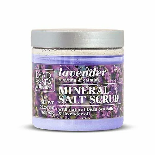 23.28 LAVENDER MINERAL SALT BODY SCRUB (Reviving and Calming)